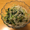june1976's cooksnap of when they made レンジで簡単♡豆苗ともやしのナムル♡.