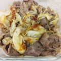 metabo3号's cooksnap of when they made 焼き肉のタレで☆牛キャベツの甘辛炒め.