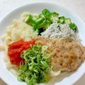 ♪ゆかたん♡'s cooksnap of when they made 白だしで、簡単めんたい納豆うどん.