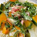 cocoruna's cooksnap of when they made オクラとかぼちゃの冷やし味噌汁.
