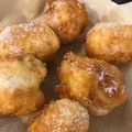 PomPomT's cooksnap of when they made 強力粉で♪カリッモチッドーナツ（卵なし）.