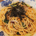 ぴぴ１６'s cooksnap of when they made 超簡単★小松菜としらすの和風パスタ.