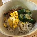 ほもい's cooksnap of when they made 休日のランチに！鰯蒲焼缶乗せそうめん.