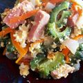 takatiho's cooksnap of when they made 本当に苦くない！簡単ゴーヤチャンプル.