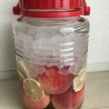すずこちゃん's cooksnap of when they made 梅酒もいいけど、オススメは桃酒だよ.