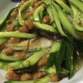 クックM6DK2O☆'s cooksnap of when they made ねばねば美味！胡瓜ともずく酢の納豆和え★.