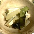 EnjoySun's cooksnap of when they made 【農家のレシピ】ずいきの煮物と酢の物.