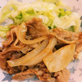 マーたん's cooksnap of when they made 焼肉のタレで簡単生姜焼き.