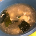 料理ニガテ系女子☆'s cooksnap of when they made ワカメと溶き卵の中華風スープ.