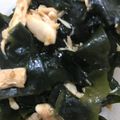 ma___111's cooksnap of when they made 簡単！【ささみとワカメの辛子酢味噌かけ】.