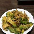 しーな☆彡's cooksnap of when they made ゴーヤとじゃこのきんぴら風.