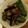 min☆___'s cooksnap of when they made 簡単！レンジで茄子とししとうのおかか和え.