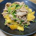 aki☆0925☆'s cooksnap of when they made 豆苗とジャガイモの豚バラ炒め.