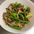 caruga's cooksnap of when they made 歯ごたえ最高！にんにくの芽と豚肉の炒め.