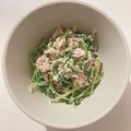 ⁂popu⁂'s cooksnap of when they made 豆苗ツナマヨ和え.