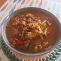 Eire's cooksnap of when they made ズッキーニと挽き肉のトマトスープ.