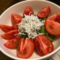 あやとぽ's cooksnap of when they made 免疫力↑トマトとつるむらさきのポン酢合え.