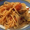 愛うらら's cooksnap of when they made 竹の子が入った　ボンゴレ・ロッソ.