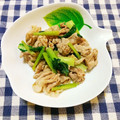 ﾁｲﾁｬﾝﾏﾏ's cooksnap of when they made 小松菜と豚肉にんにく炒め.