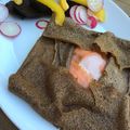 canadawhistler's cooksnap of when they made スモークサーモンのそば粉ガレット.