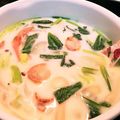 桜月❀咲良mommy's cooksnap of when they made 鮭と小松菜入り☆具沢山ホワイトシチュー.