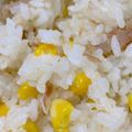 Idylle♡'s cooksnap of when they made ☆☆コーンとツナの炊き込みご飯☆☆.