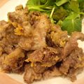 mzhroom's cooksnap of when they made ☆砂肝のスパイシー唐揚げ☆.