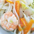 R1NR1N's cooksnap of when they made 塩味で★白菜とえびのシンプル蒸しうどん.
