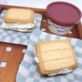 まこさんど's cooksnap of when they made ♡小6女子が作るクッキーアイスサンド♡.
