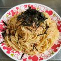 ebipeco's cooksnap of when they made タモリ風★たらこスパゲティ.