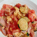 Naogon703's cooksnap of when they made トマトとズッキーニと卵の粉チーズ炒め.