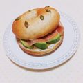 まあまま☆0403's cooksnap of when they made 大人味♡アボカドと生ハムのベーグルサンド.