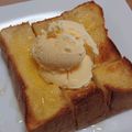 さっちん．'s cooksnap of when they made 自宅で簡単♪ハチミツトーストアイス乗せ.