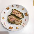 たちぽんぽん's cooksnap of when they made ピーマンのベーコンチーズ詰め.