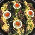 みりん９'s cooksnap of when they made 瓦そば！ホットプレートでカリっパリっ！.
