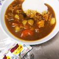 のり子のおかず♪'s cooksnap of when they made 余った焼きそば粉末ソース→カレーにinஐ.
