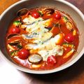 momナナ's cooksnap of when they made たらのチーズトマトパッツァ.
