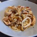 しらたまこむぎ's cooksnap of when they made シェフ直伝動画ありペスカトーレビアンコ　.