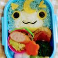 maiharunao's cooksnap of when they made ブシニャン❤簡単❤妖怪ウォッチキャラ弁.