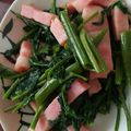 マイさんの家's cooksnap of when they made 空芯菜のニンニク炒め.