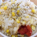 たまつや's cooksnap of when they made ミニトマトととうもろこしの炊き込みご飯.