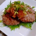 ねずみんパラダイス's cooksnap of when they made ☆ご飯とみそ汁の時の簡単ハンバーグ♪.