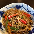 yuki☆nana's cooksnap of when they made 【農家のレシピ】カラフル五目キンピラ.
