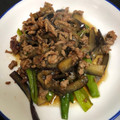 なぐ☆'s cooksnap of when they made なすとししとうの甘辛ひき肉炒め.