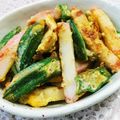 ☆★あんず姫★☆'s cooksnap of when they made トロん！オクラとカマボコの玉子炒め.