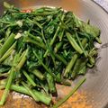 まりジミナ's cooksnap of when they made 空芯菜のにんにく炒め.