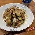 barbie姉ちゃん's cooksnap of when they made 豚バラとナスの味噌冷やしうどん.