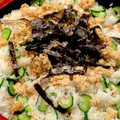さゆてぃが's cooksnap of when they made 稲荷ときゅうりの混ぜご飯.