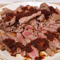 Miella's cooksnap of when they made 牛もも肉だけど柔らかいステーキ.