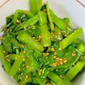 ポムポムポヨコ's cooksnap of when they made レンチン一分♪つるむらさきのナムル.